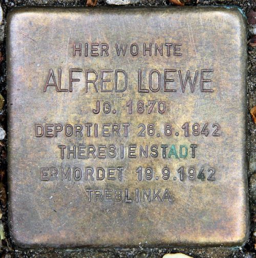 Stumbling Stone Pommersche Straße 6 #1