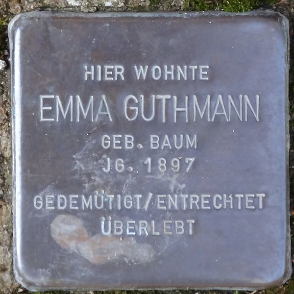 Stumbling Stones Untergasse 4 #1