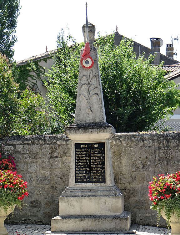 Monument Eerste Wereldoorlog Sainte-Colombe-en-Bruilhois