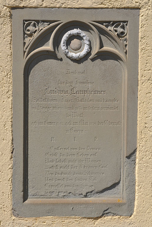 Monument Ludwig Laupheimer #1