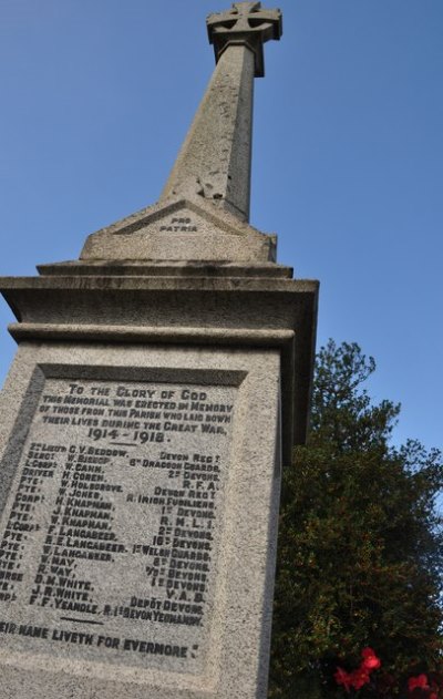 Oorlogsmonument Thorverton #1