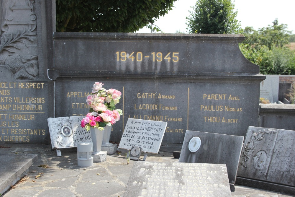 Oorlogsmonument Villers-le-Bouillet #4