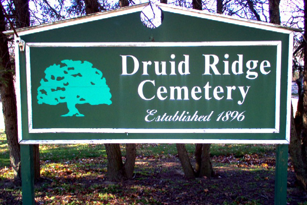 American War Grave Druid Ridge Cemetery