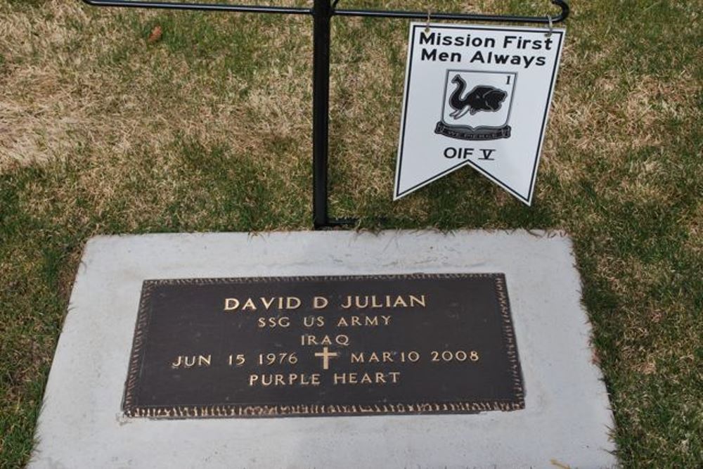 American War Grave Evanston City Cemetery #1