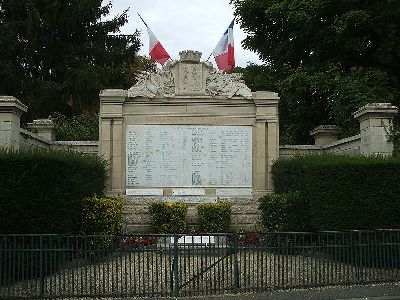 Oorlogsmonument Asnires-sur-Oise