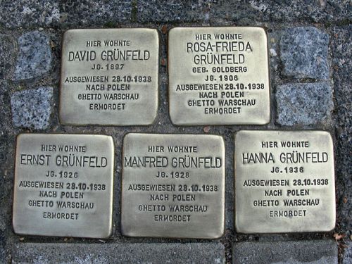 Stumbling Stones Johanniswall 7