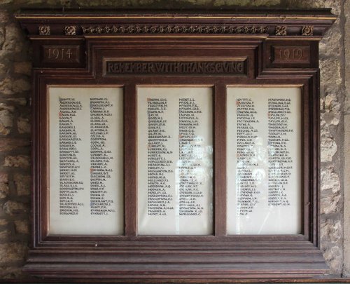 War Memorial St. Mary Church Prittlewell