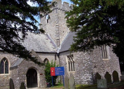 Oorlogsgraf van het Gemenebest St Tathan Churchyard #1