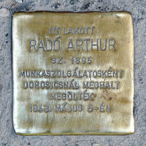 Stolpersteine rpd fejedelem tja 3-4 #3