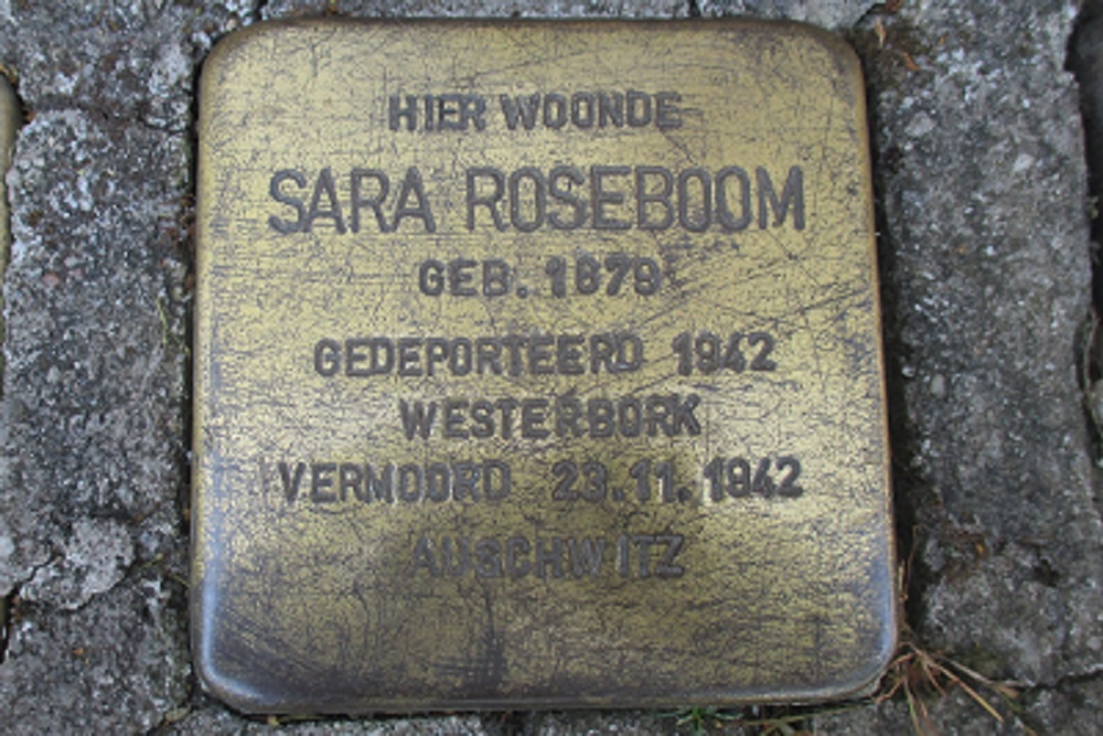 Stolpersteine Hendrik Westerstraat 175 #3