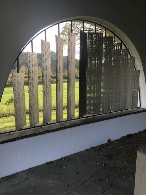 Chapel & Window for Remembrance German War Cemetery Eversberg