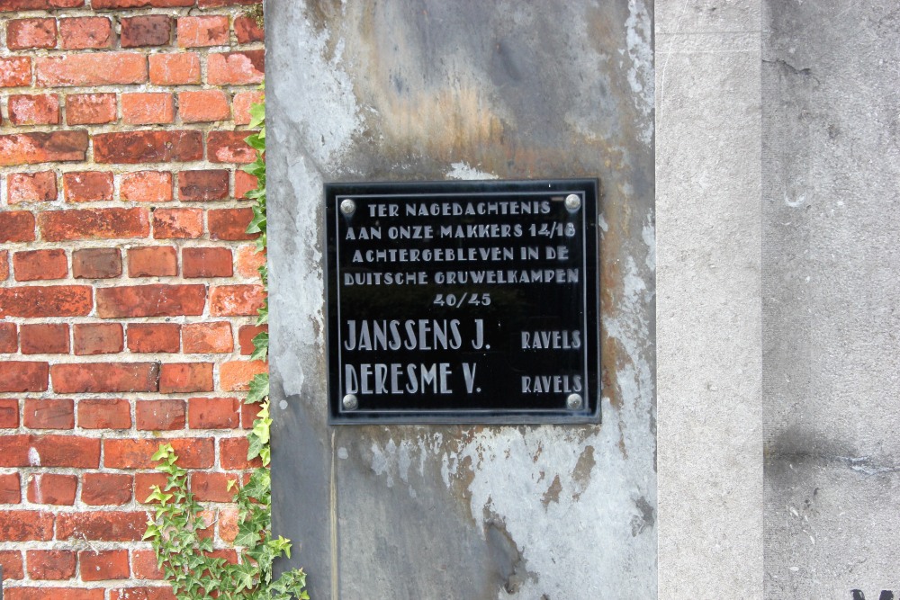 Memorials Concentration Camps Cemetery Turnhout #1