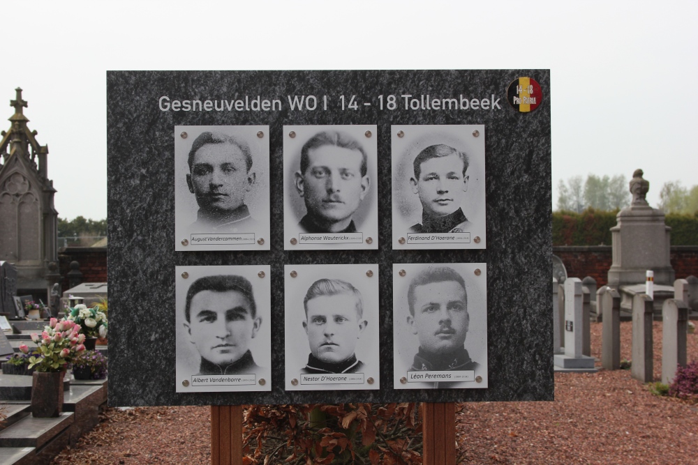 Commemorative Plate Cemetery Tollembeek #2