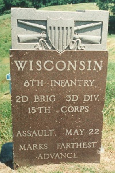 Position Marker Attack of 8th Wisconsin Infantry (Union) #1