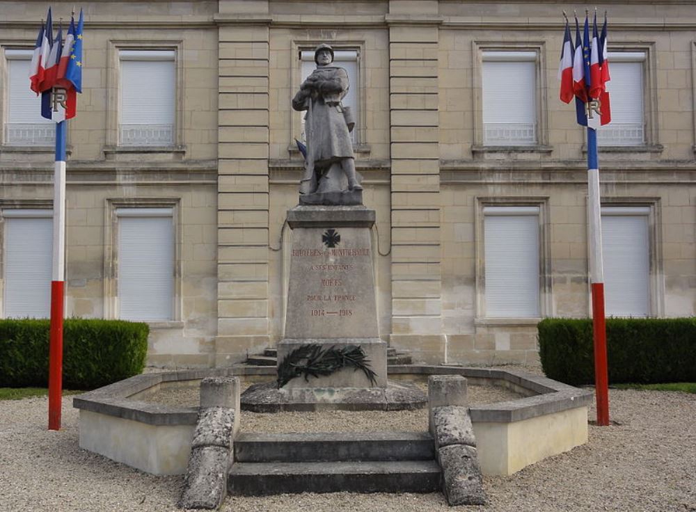 Oorlogsmonument Bruyres-et-Montbrault