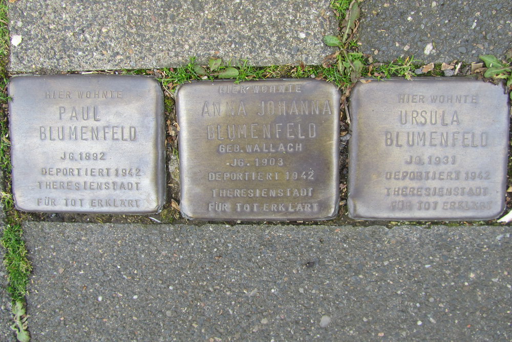 Stumbling Stones Wörthstraße 17