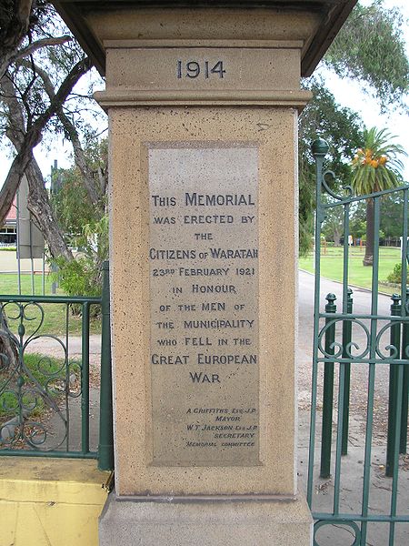 War Memorial Waratah