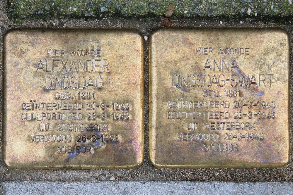 Stolpersteine Talmastraat 6