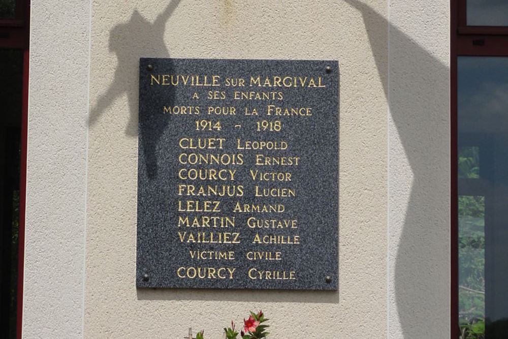 Monument Eerste Wereldoorlog Neuville-sur-Margival #1