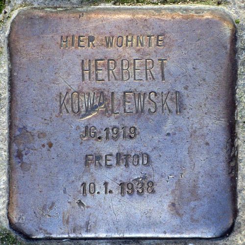 Stolperstein Linienstrae 66 #1