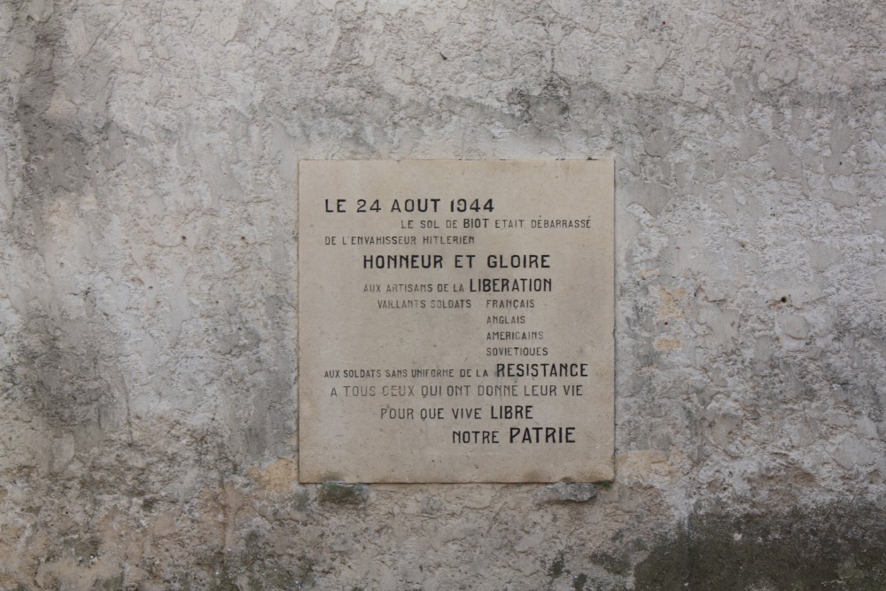 Bevrijdings- en Verzetsmonument Biot