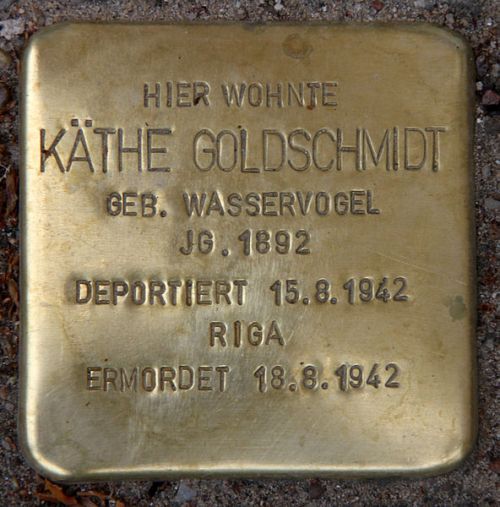 Stolpersteine Westflische Strae 30 #1