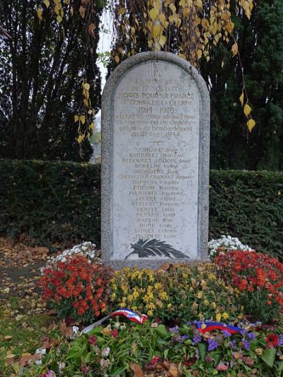 Monument Verdwenen Oorlogsgraven Saint-Ouen #1