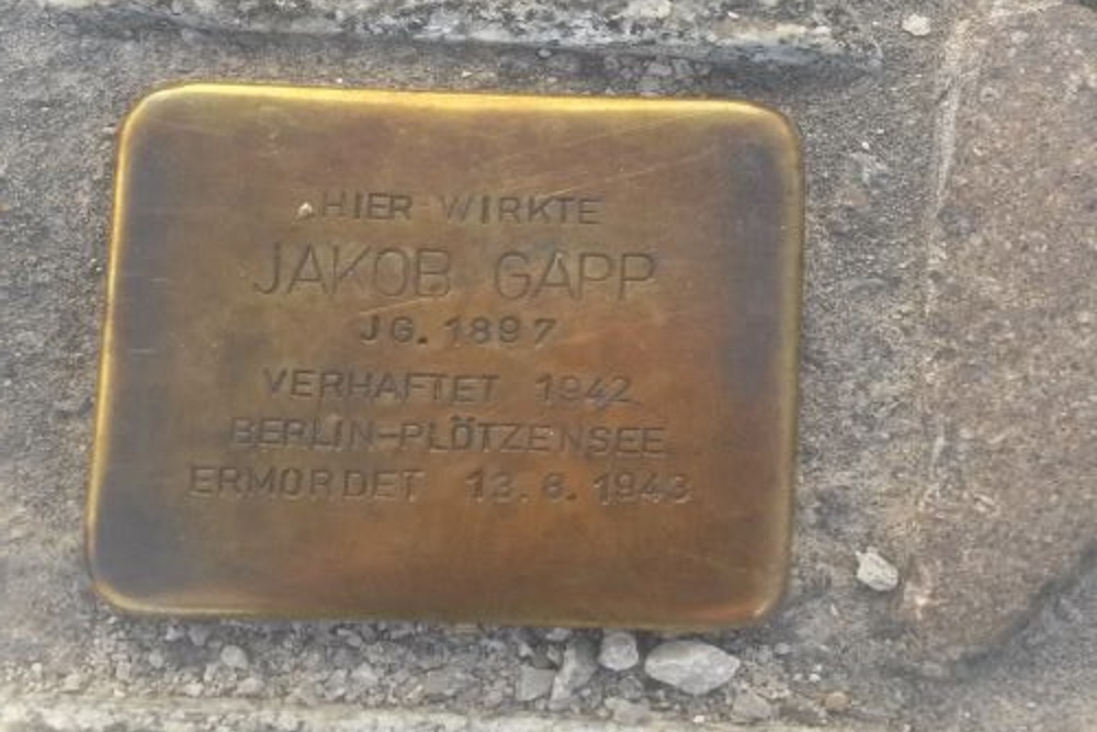 Stolperstein Kirchplatz #1