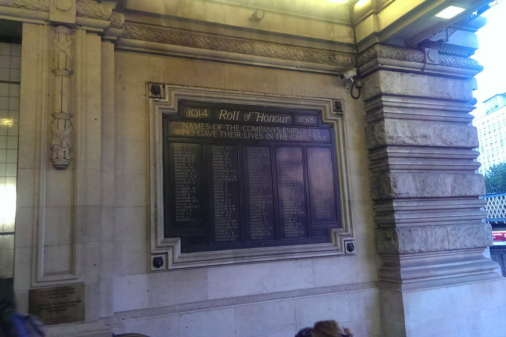 Gedenktekens Waterloo Station #3