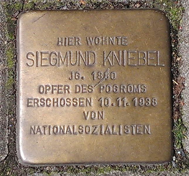 Stolperstein Jgerstrae 48