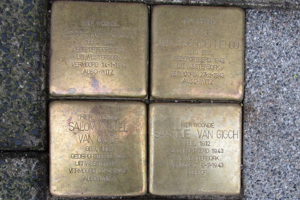 Stolpersteine Zaagmolenstraat 170b