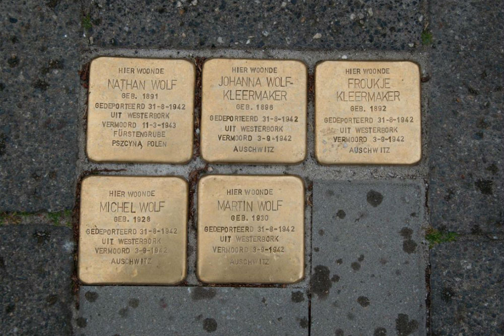 Stolpersteine Katwijkstraat 38