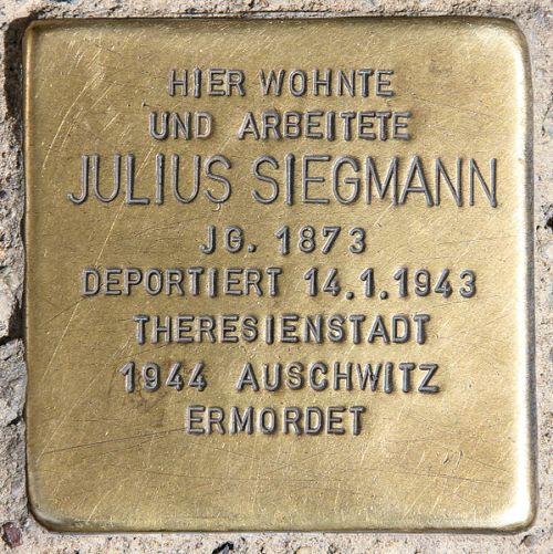 Stumbling Stones Carl-Schurz-Straße 39 #2