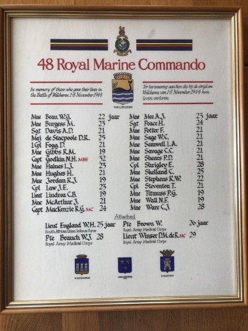 Roll of Honour 48 Royal Marine Commando #2