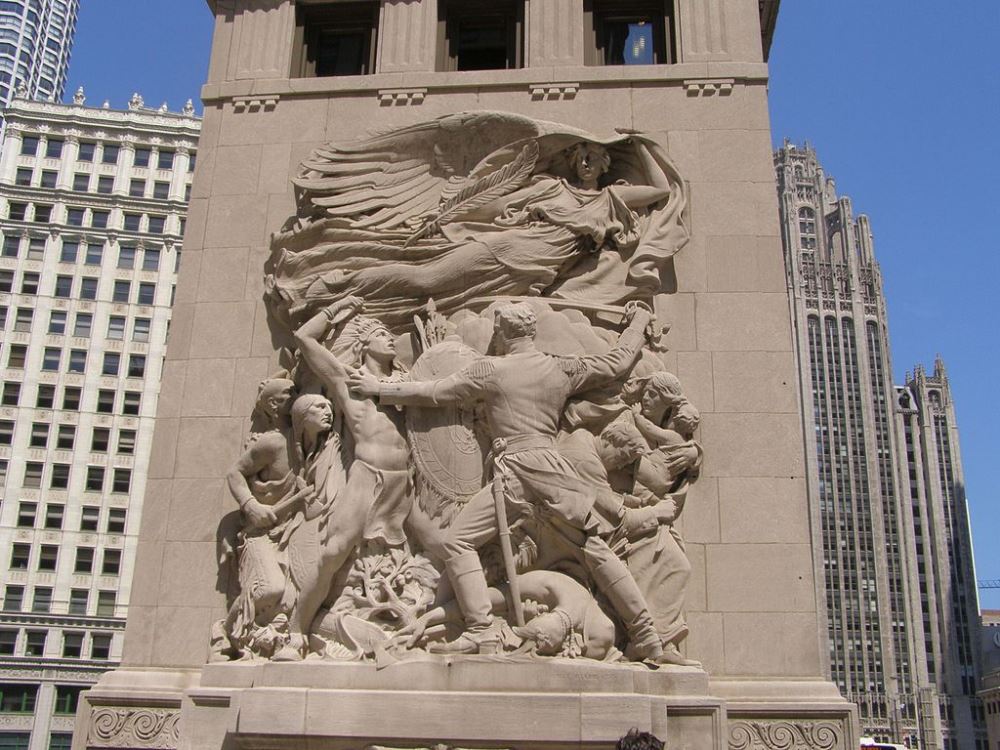 Monument Slag van Fort Dearborn #1