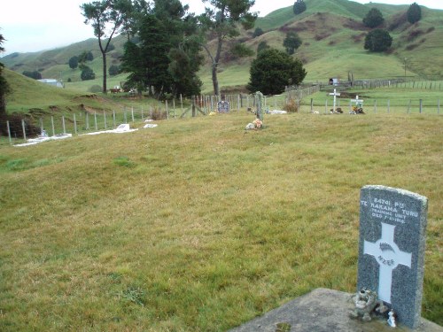 Oorlogsgraf van het Gemenebest Taringamotu Maori Cemetery #1