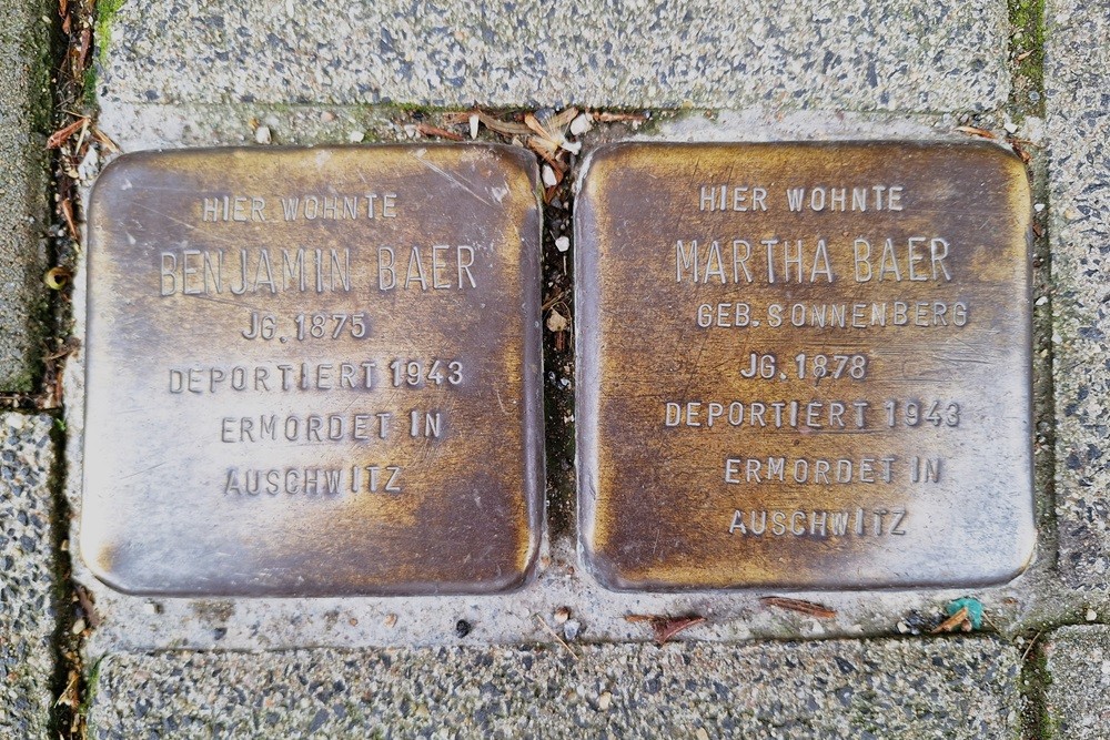 Stumbling Stones Josephinenstraße 13 #1