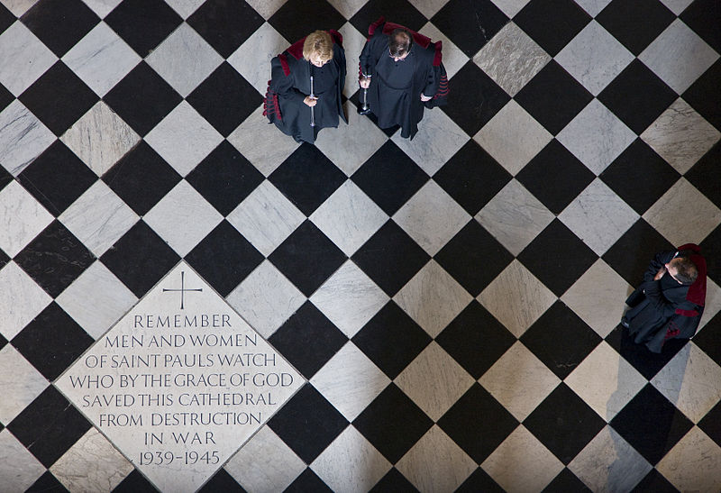 Remembrance Tile Saving St. Paul's Cathedral