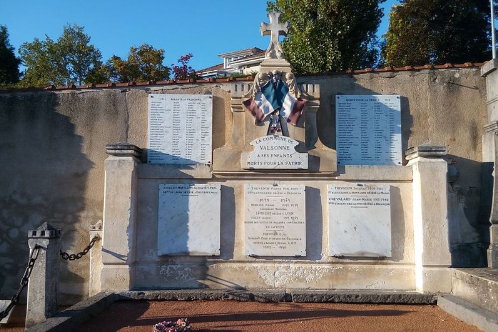 Oorlogsmonument Valsonne #1