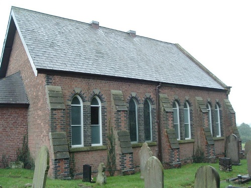 Oorlogsgraf van het Gemenebest Wollerton Congregational Chapelyard