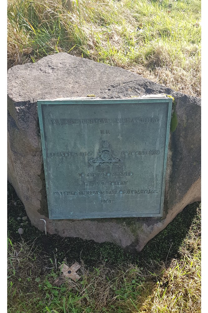 Memorial Warwickshire Royal Horse Artillery #2