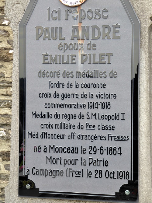 Belgian War Grave Monceau-en-Ardenne #2