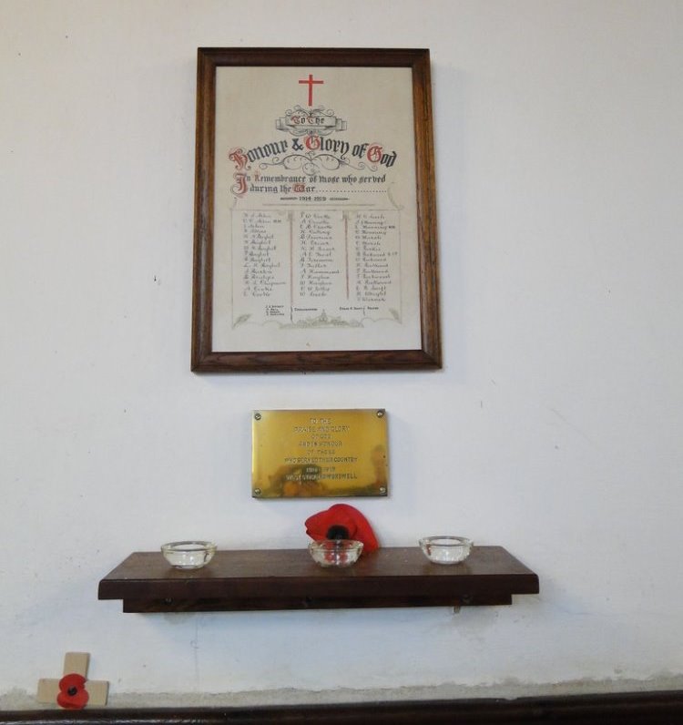 World War I Memorial West Stow and Wordwell