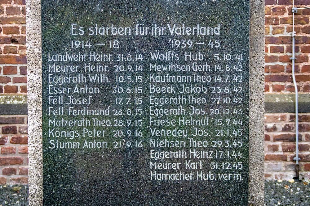 War Memorial Tenholt #2