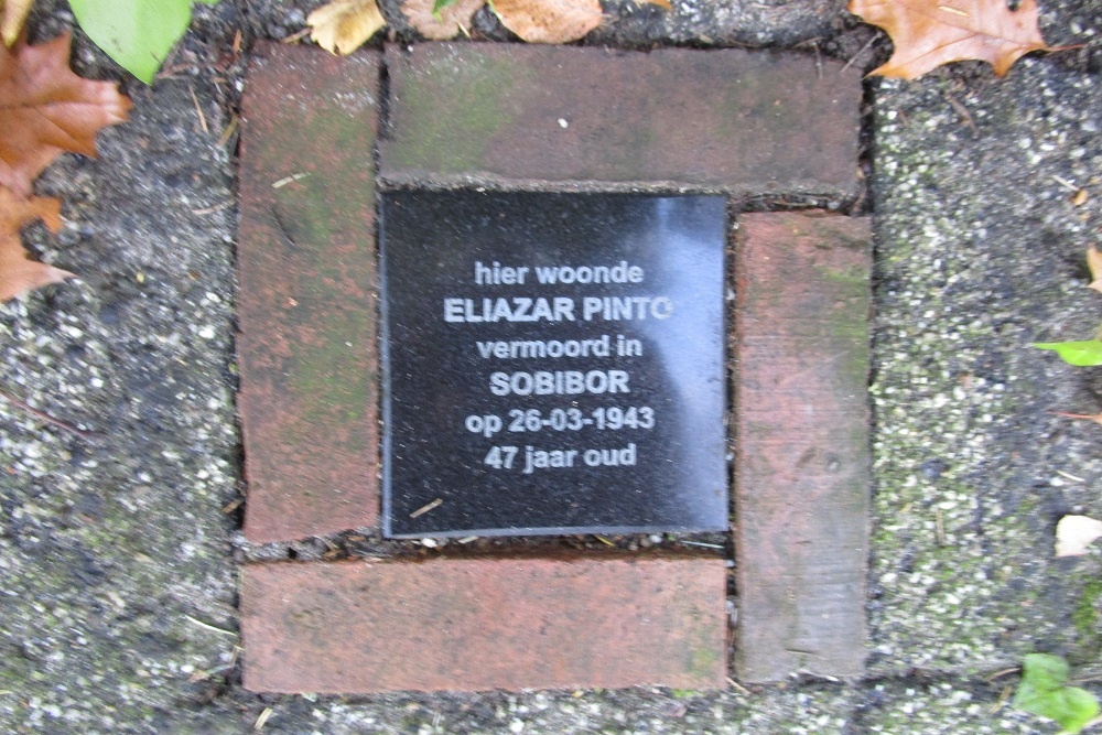 Herdenkingssteen Jan van der Heijdenstraat 19 #1