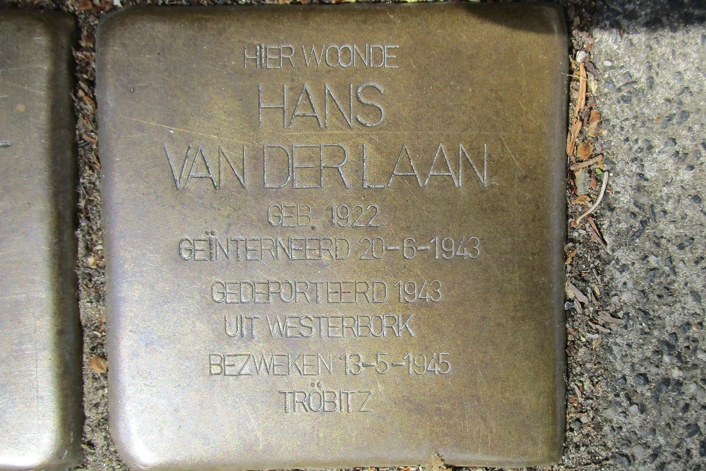 Stolpersteine Rubensstraat 54 #4