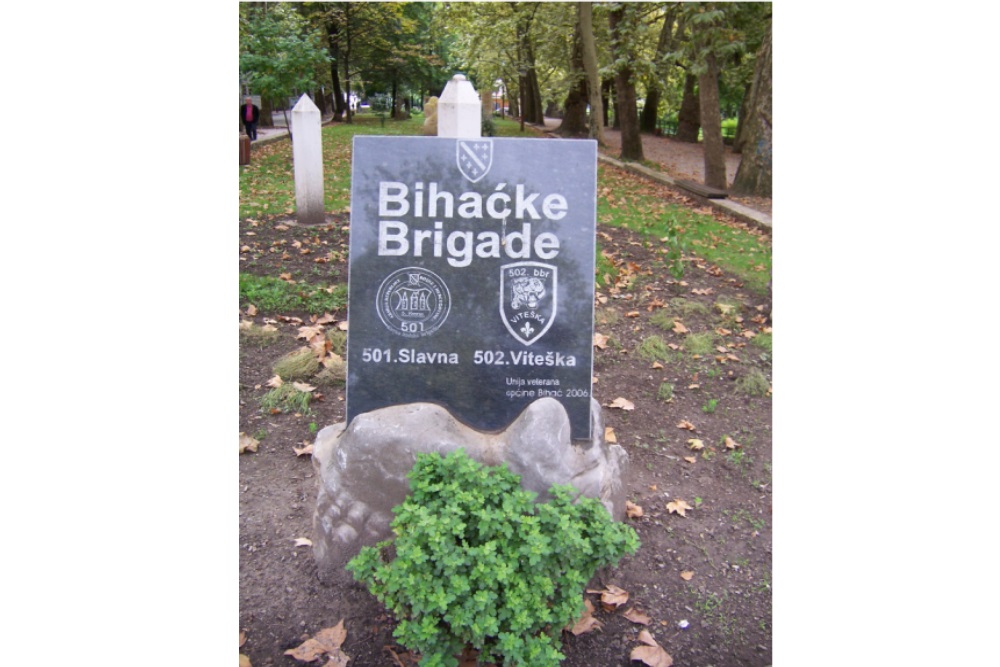 Monument Bihac 501e en 502e Brigade #1