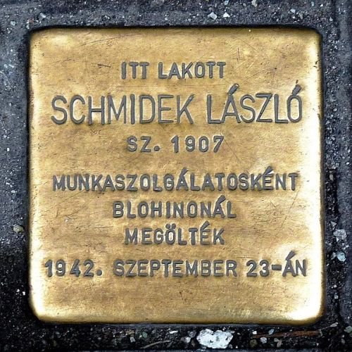 Stolperstein Dohny utca 30