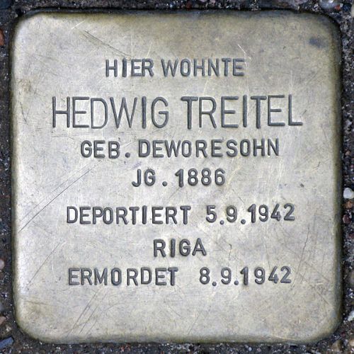 Stumbling Stones Richard-Sorge-Straße 34 #5