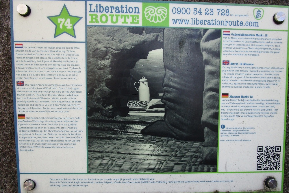 Liberation Route Marker 74 #2